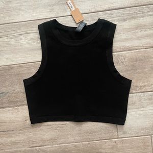 Skims Knit Beachwear High Neck Top- Size L